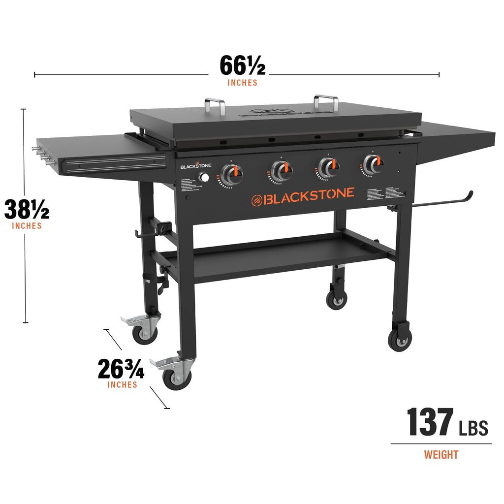 4-Burner Propane Griddle with Hard Cover Q105423