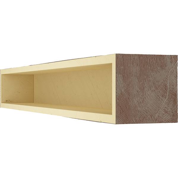 Rough Sawn Faux Wood Fireplace Mantel H69980