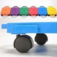 Green Caster Board Set of 6 M9830
