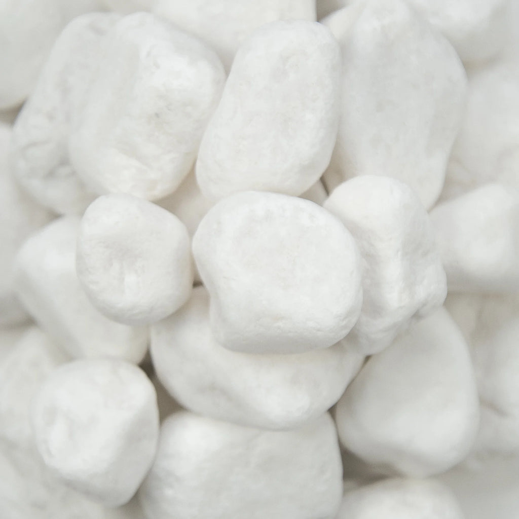 White Marble Bagged Pebbles N836005