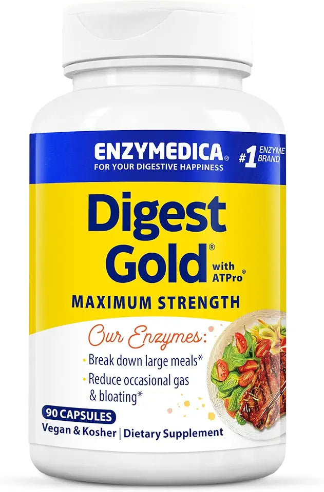 90 Capsules Digestive Enzyme K3356