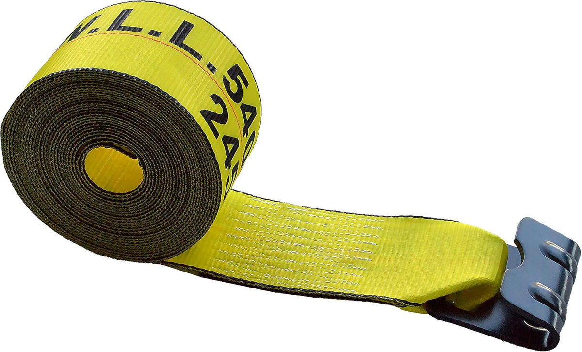 10 Red Heavy Duty Tie Down Straps with Flat Hooks W42464