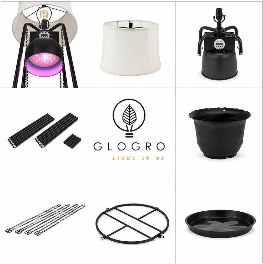 Black Etagere Grow Lamp Z876720