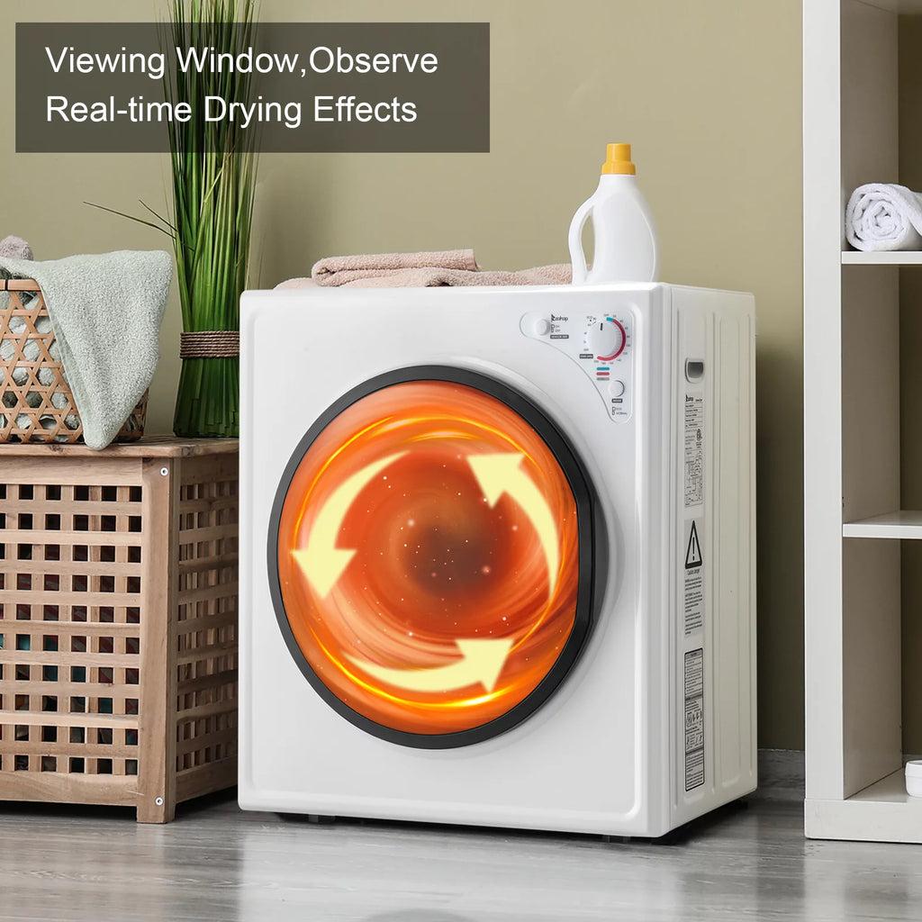 White 2.6 cu ft Compact Electric Dryer Q7305