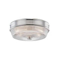 Polished Nickel 2-Light Flush Mount Lighting Z791972