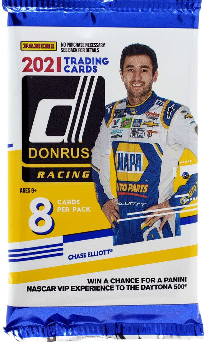 2021 Donruss Racing Trading Card HOBBY Pack (8 Cards) Z201347