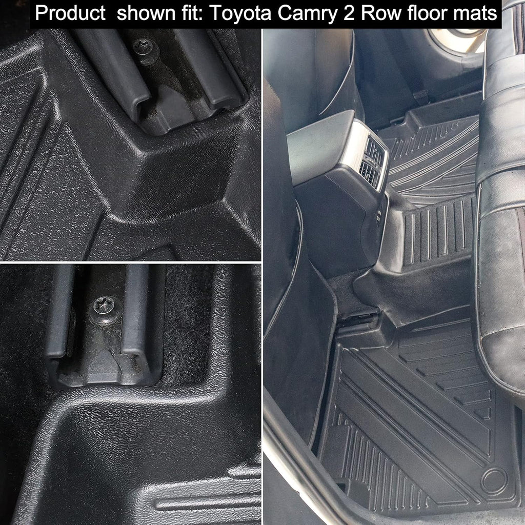 Black Rubber Floor Mats and Cargo Liner for Toyota Camry Y945434