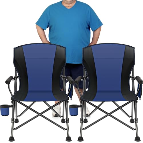 Oversized Folding Camping Chair 2 Pack S164
