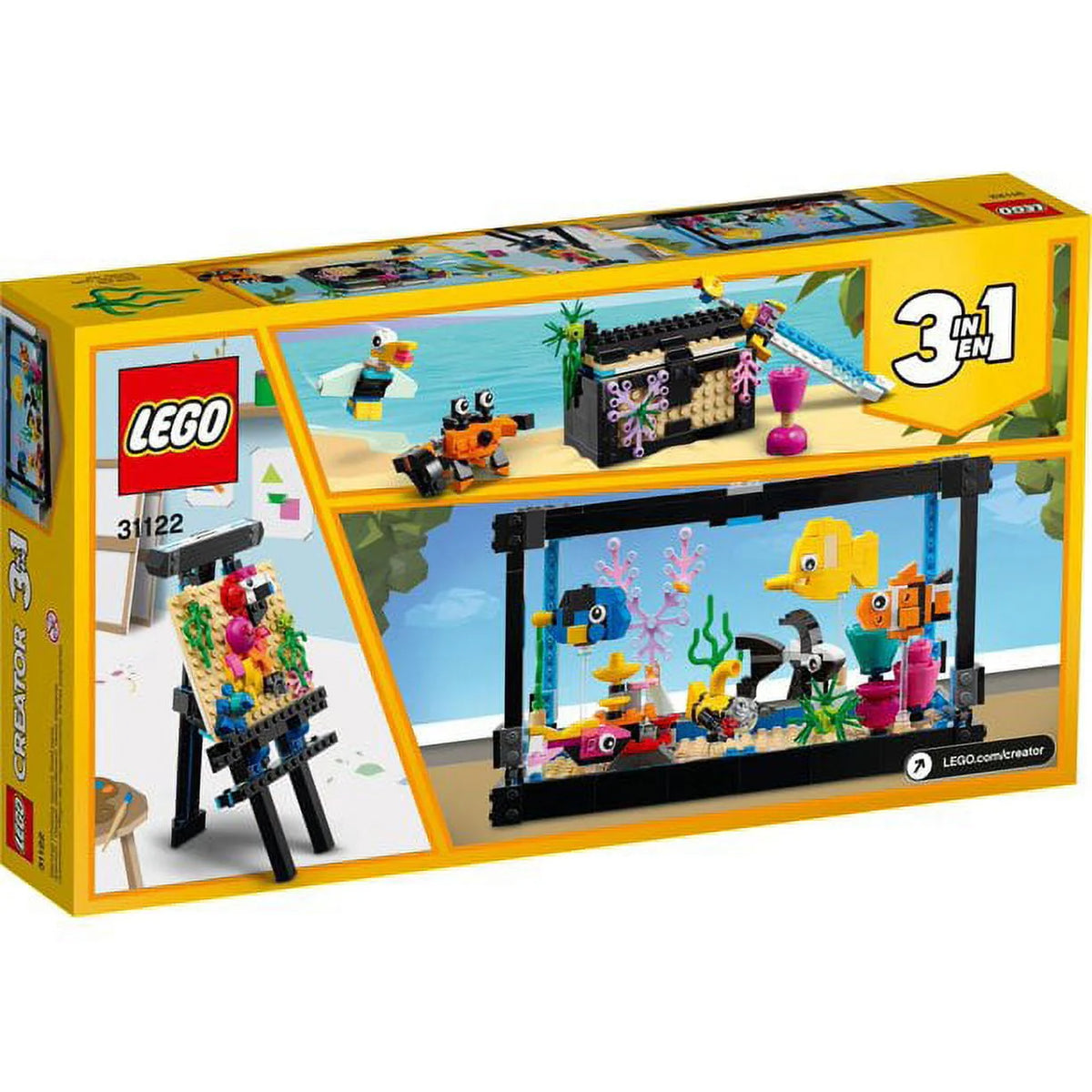 LEGO Creator 3in1 Fish Tank Building Toy (352 Pieces) Z5791