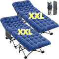 Oversized Heavy Duty Camping Cot with Mattress 2 Pack B830268