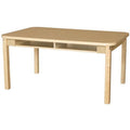 Two Seat Student Desk with 24 in. Hardwood Legs J345182