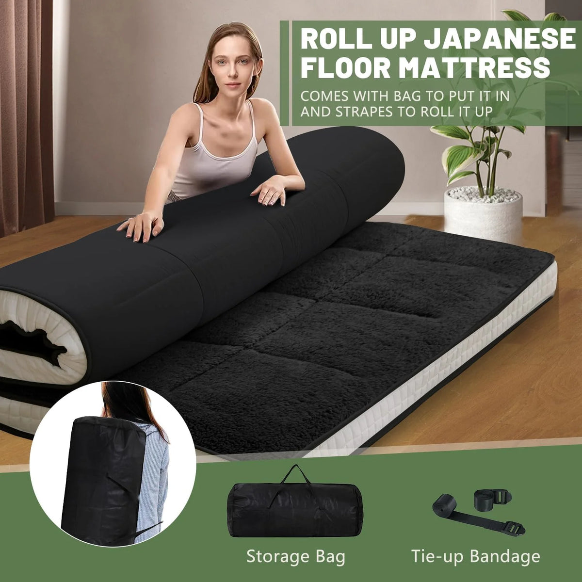 Japanese Floor Futon Mattress Thicken Tatami Mat B130