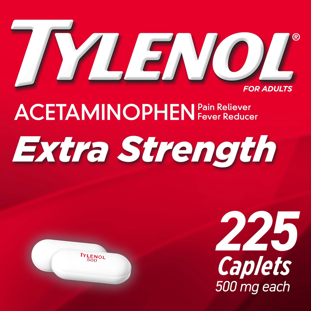 Extra Strength 500 mg Acetaminophen Caplets 100 Ct B63099