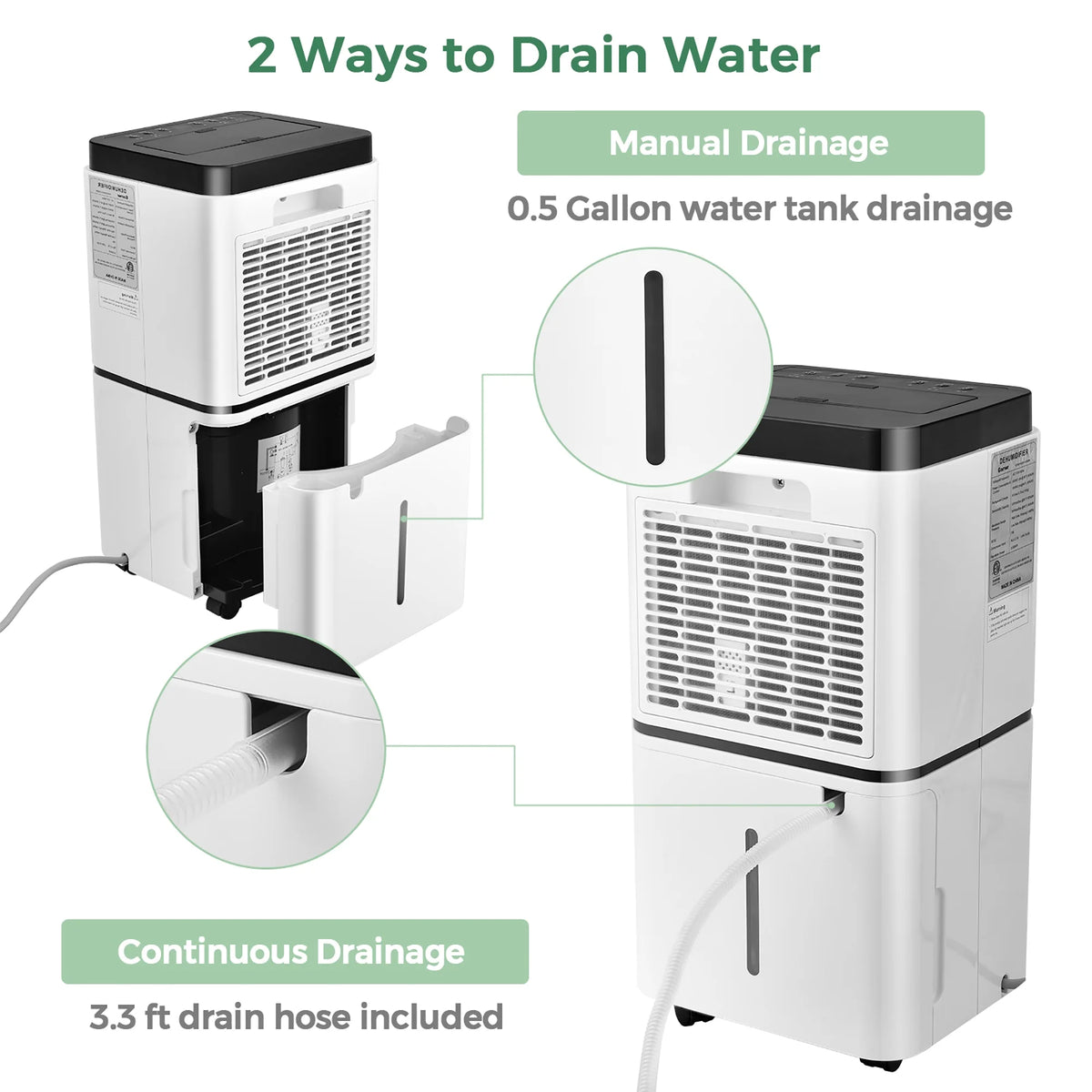 24 Pints Portable Dehumidifier B6594