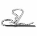 .072 x 1 7/8 Zinc Plated Low Carbon Steel Hitch Pin Clip Pk 2000 S9537