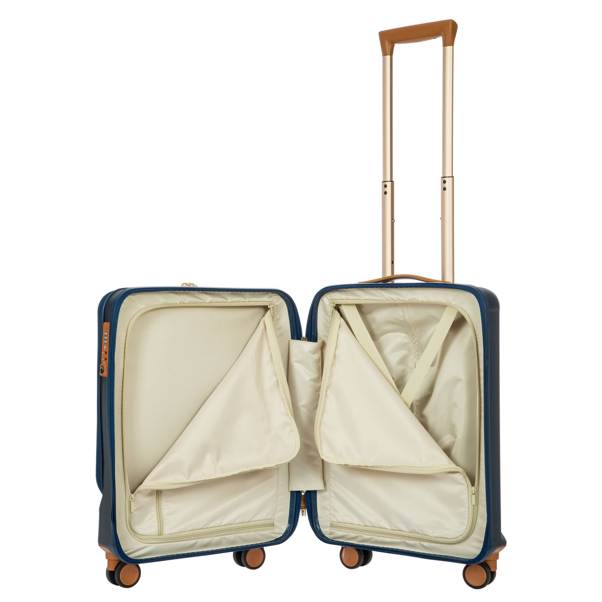 Matte Blue 21x22 Carry-On Spinner with Pocket O20555
