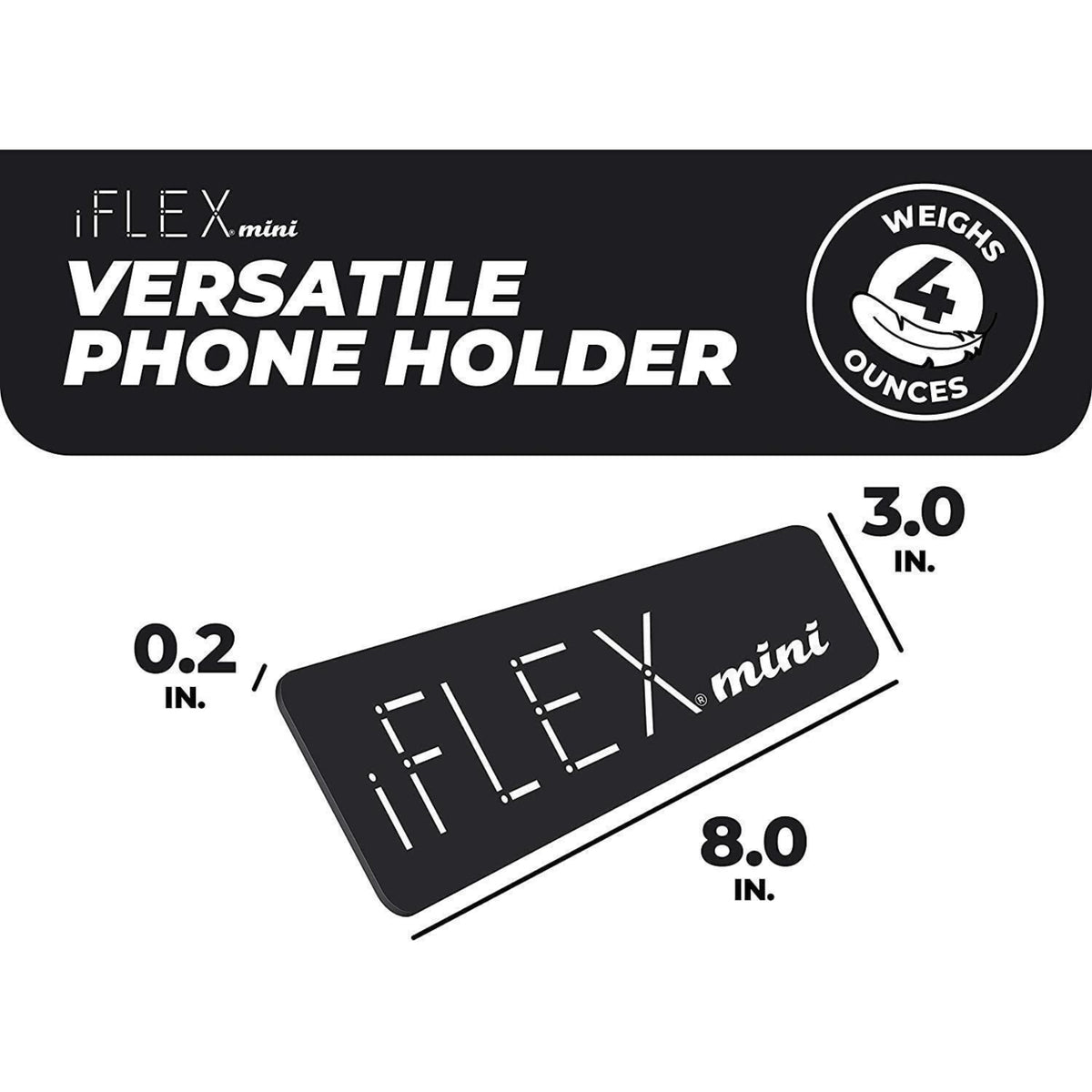 Mini Flexible Cell Phone Holder 12pk Black Silicone Mount P5851