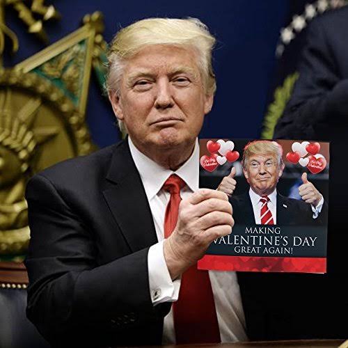 Talking Trump Valentines Card B807015