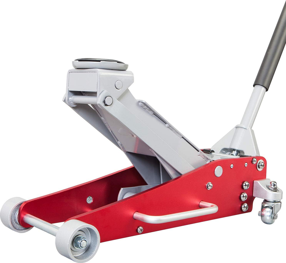 3 Ton Hydraulic Aluminum and Steel Racing Floor Jack with Dual Piston Quick Lift Pump N756
