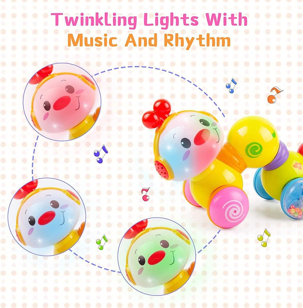 Press and Go Baby Crawling Toys with Light up Music D58870