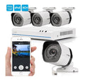 8 Channel NVR 4 720p HD Security Camera PoE System L6591