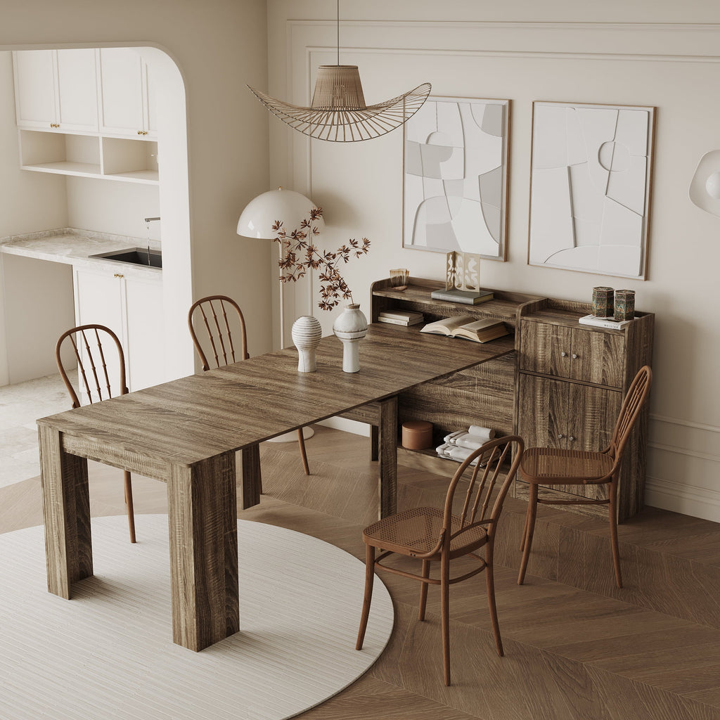 Extendable Dining Table with Storage G2861