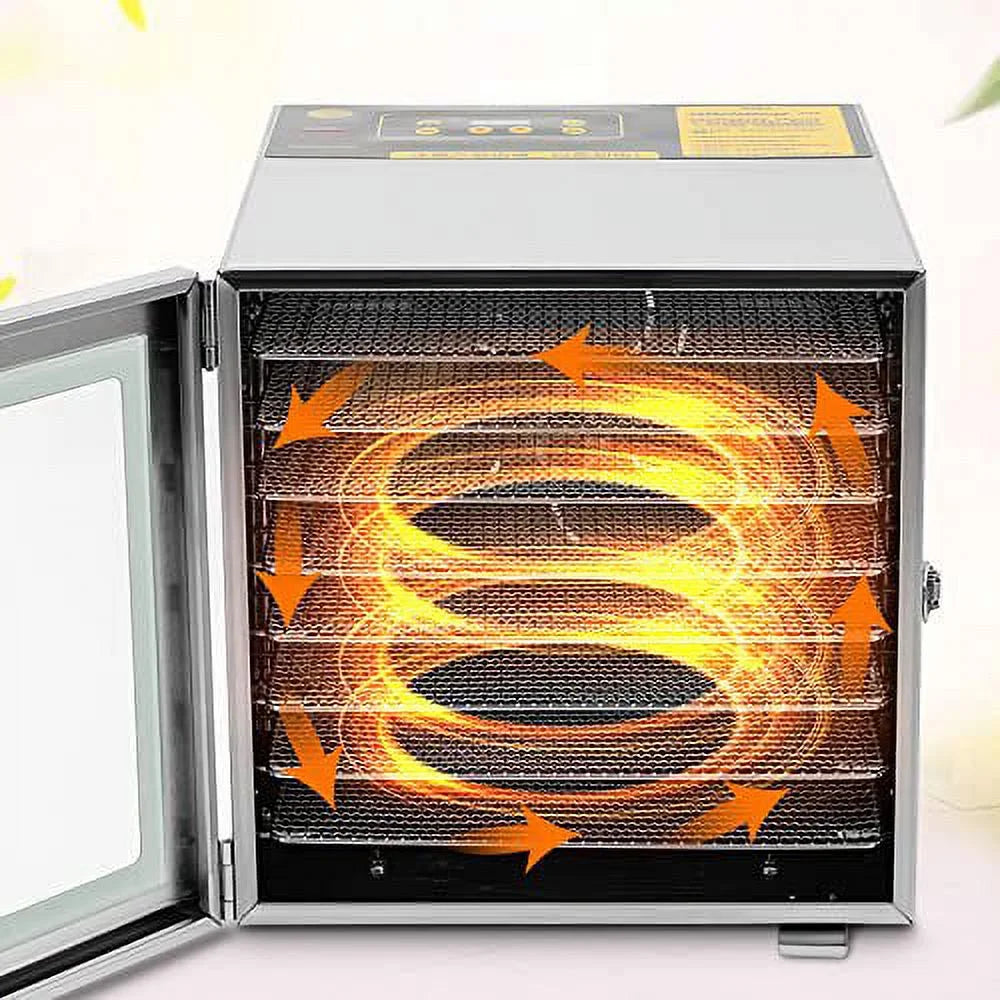 8 Tray Stainless Steel Food Dehydrator P7370