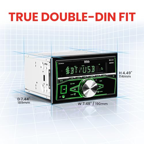 Double Din Bluetooth Car Stereo with AM/FM Radio Receiver B7298