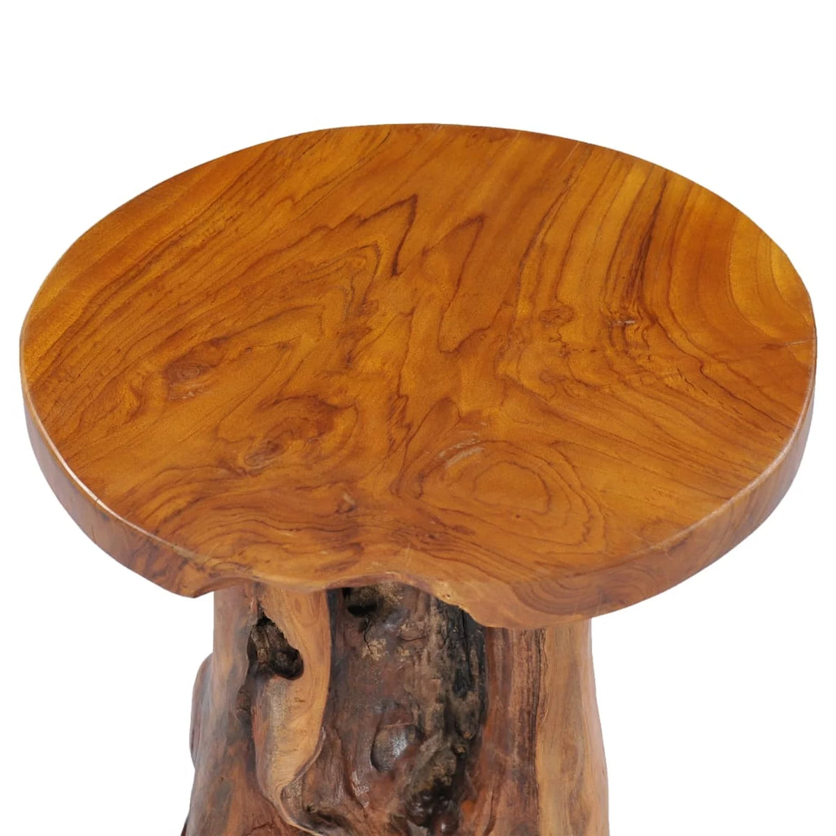 15.7"x15.7" Solid Teak Wood Coffee Table Y6861