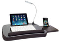 Memory Foam Lap Desk with USB Light Black Top O925127
