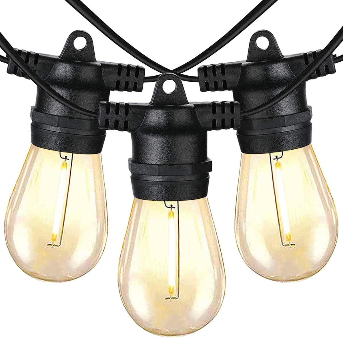 2-Pack 48FT Waterproof Outdoor String Lights A459149