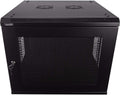 9U 19-Inch Server Network Rack with Locking Door Black A416304