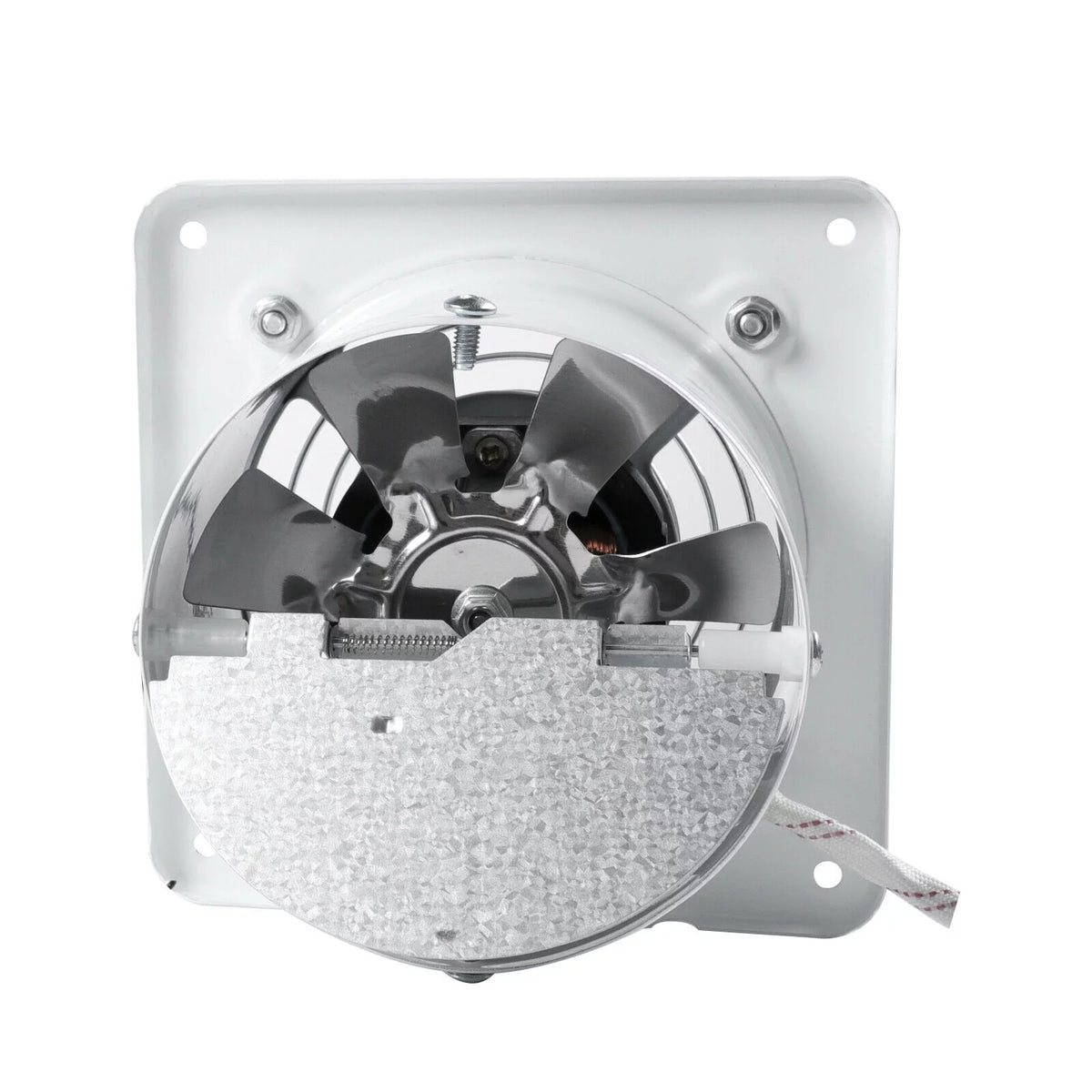 White 8" Wall Mounted Exhaust Fan B742