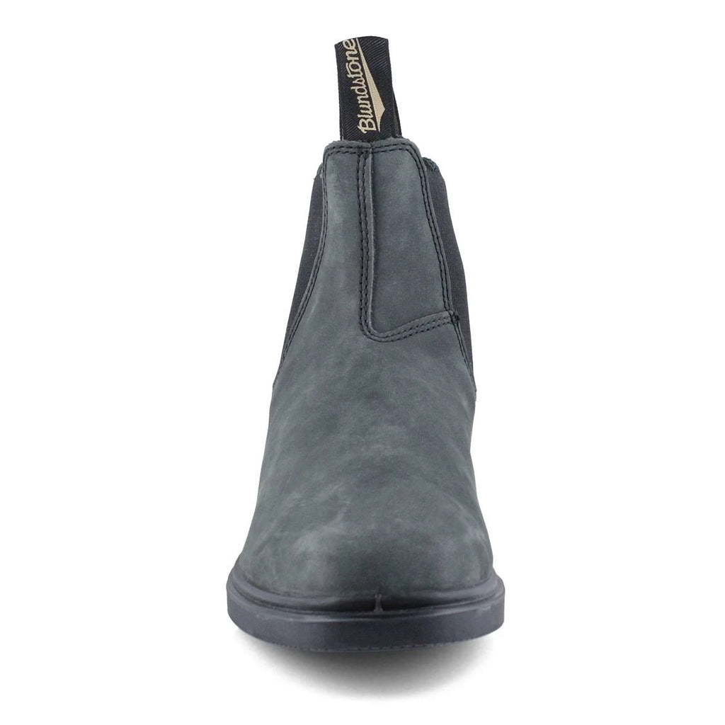 Rustic Black Chisel Toe Boots J855