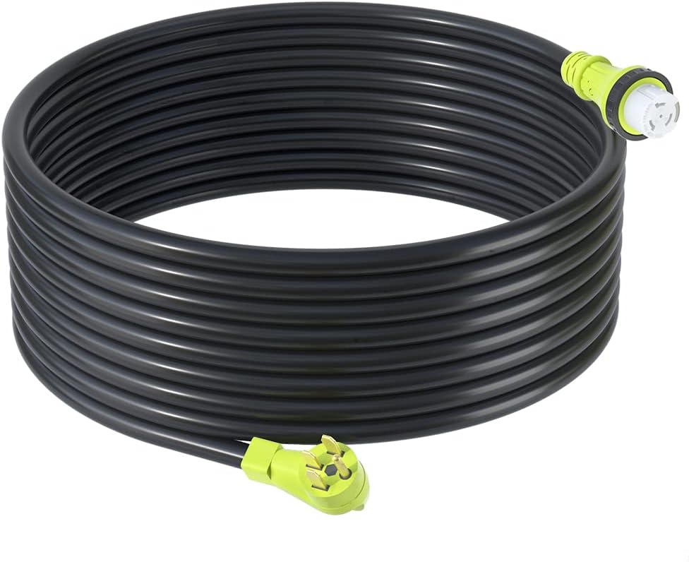 50 Amp Generator Extension Cord, NEMA 14-50P to SS2-50R, STW 6/3 + 8/1, 15FT B604