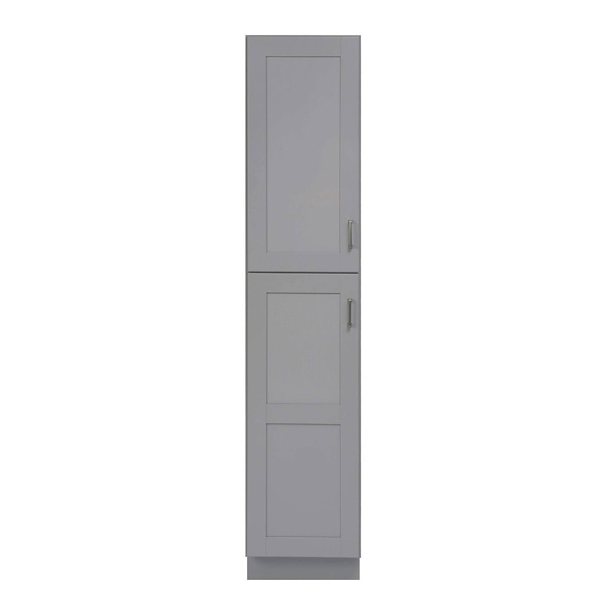 18x22 Wide Wood Floor Standing Bathroom Linen - Dove Gray B28512