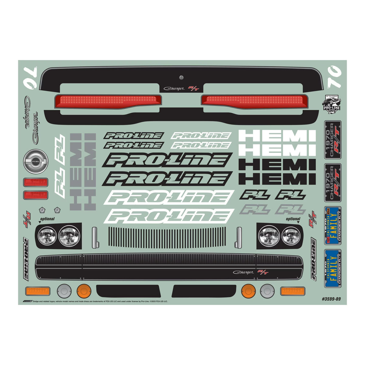1/10 Clear Body Drag Car X216
