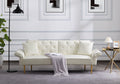 Velvet Futon Sofa Bed with 3 Adjustable Positions N235084