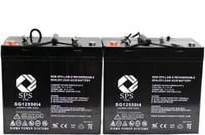 12V 55 Ah Replacement Battery 2 Pack P4562