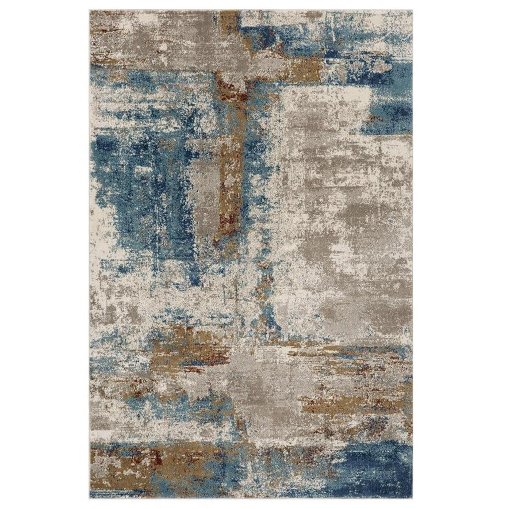 Modern Multicolor 9x12 Abstract Area Rug V883497