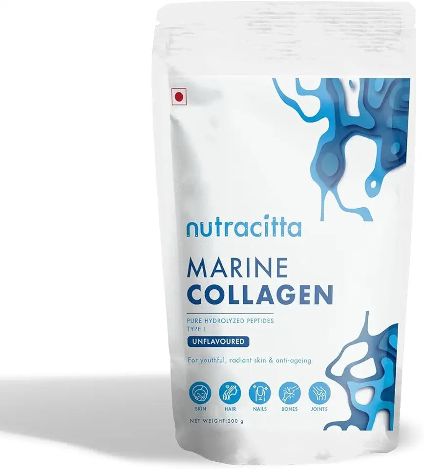 Hydrolyzed Type 1 Marine Collagen Powder Unflavored 100g P554
