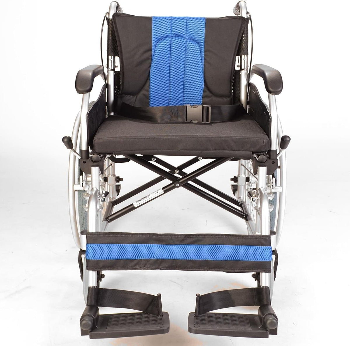 Lightweight Aluminium Folding Self Propel Wheelchair With 20-Inch Extra Wide Seat H878