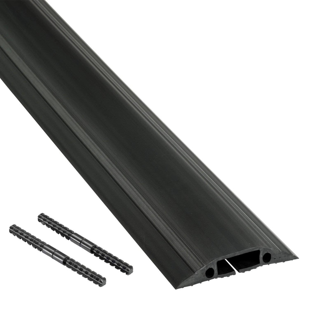 Black 6 ft Cable Floor Guard H561630