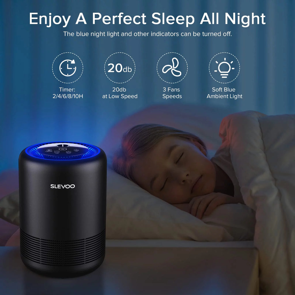 Black H13 True HEPA Air Purifier L78218