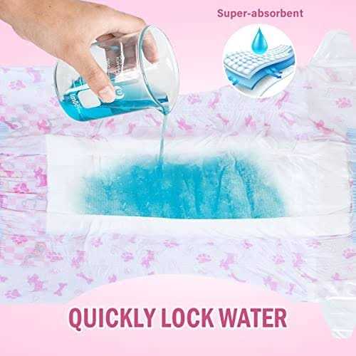 Disposable Pet Diapers for Female Dogs Super Absorbent V90639