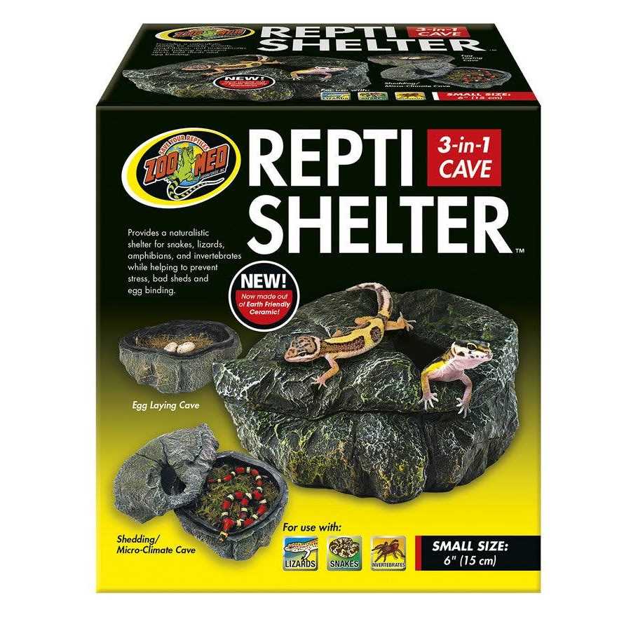 Reptile Shelter 3 in 1 Cave C226