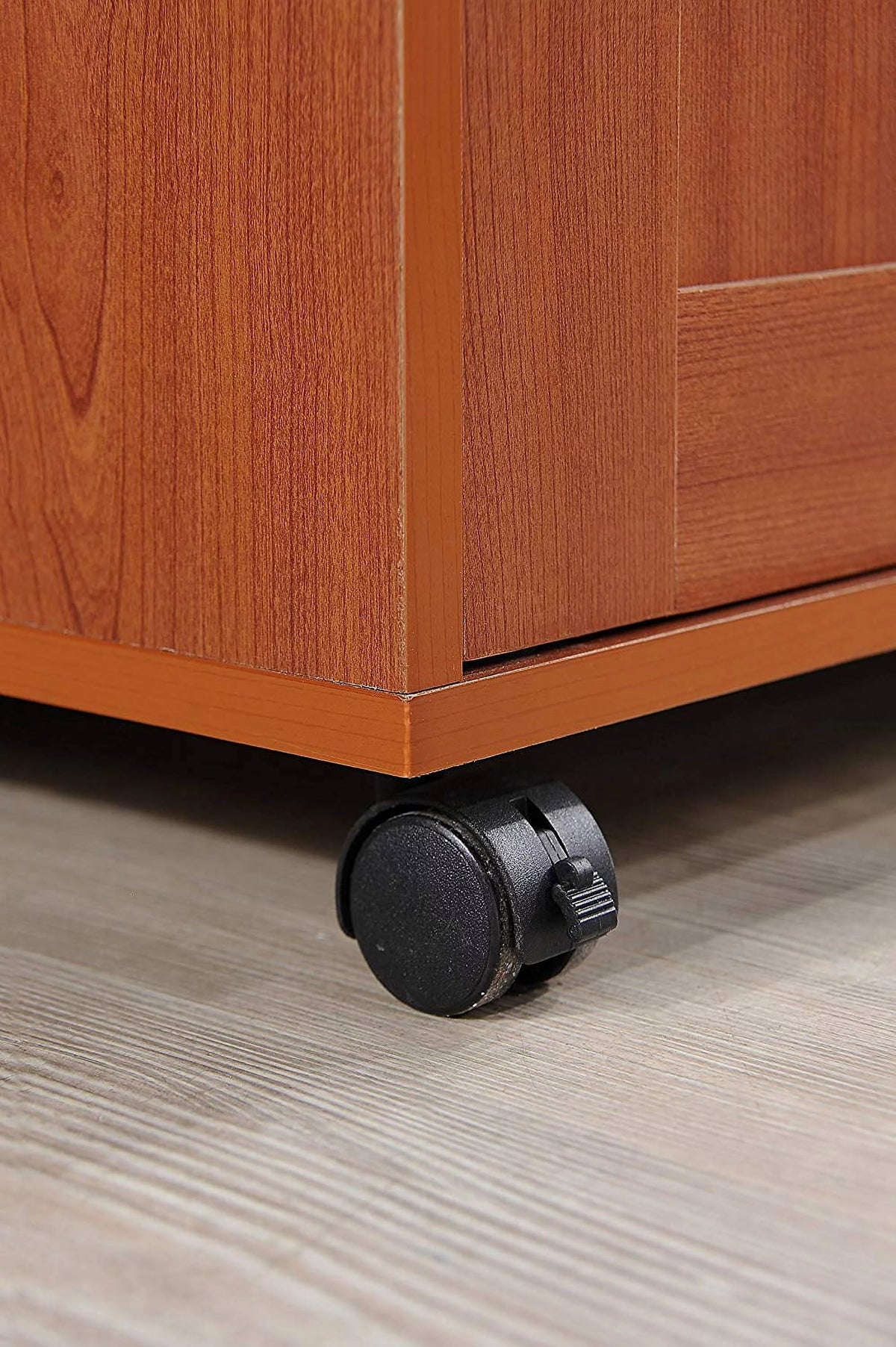 Kitchen Island with Spice Rack and Towel Holder L100