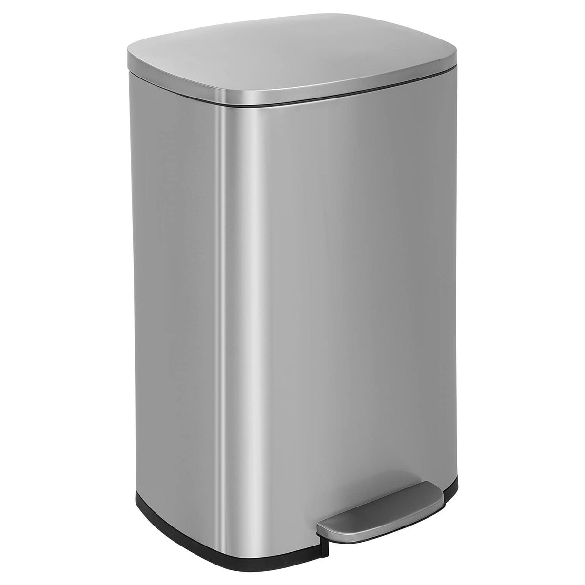 Brushed Stainless Steel 13 Gallon Step Trash Can M838