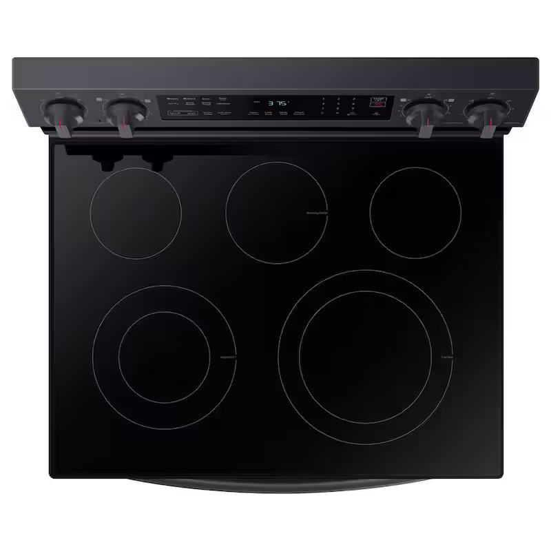 6.3 cu. ft. Wi-Fi Convection Electric Range with AirFry in Black Stainless Steel B58271