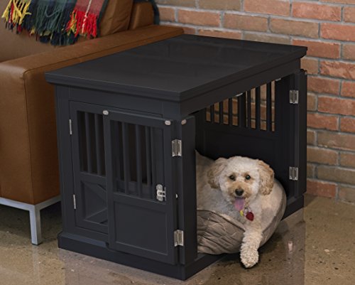 White Triple Door Medium Dog Crate S80334